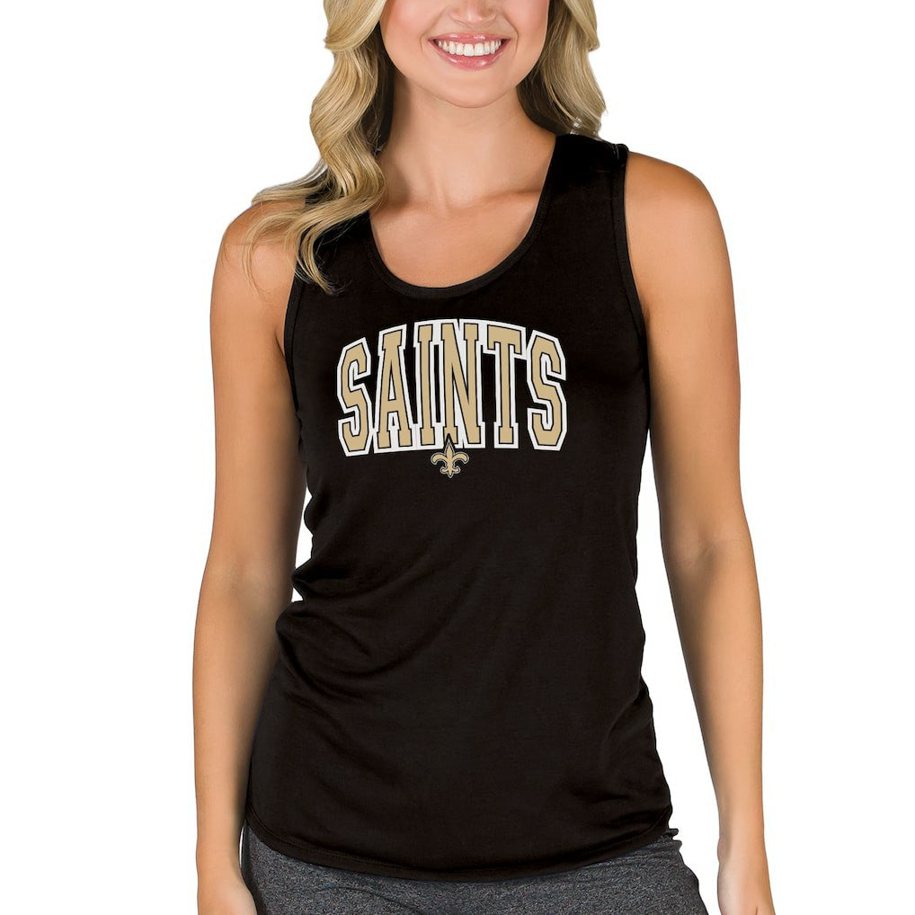 New Orleans Saints Concepts Sport Women's Marathon Racer Back Tank Top | NFL Near me