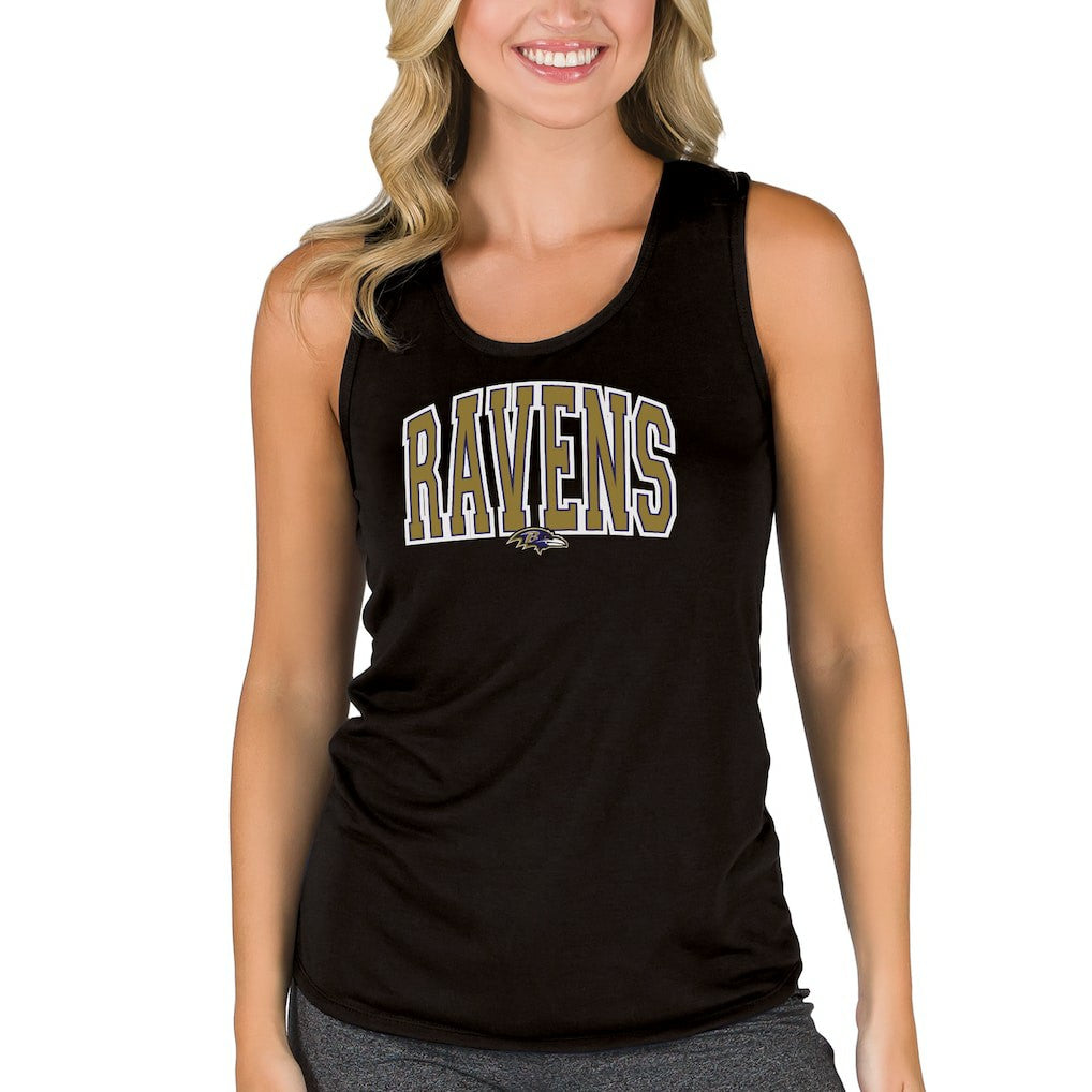 Baltimore Ravens Concepts Sport Women's Marathon Racer Back Tank Top | NFL New