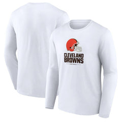 Cleveland Browns Team Lockup Long Sleeve T-Shirt | NFL Hot