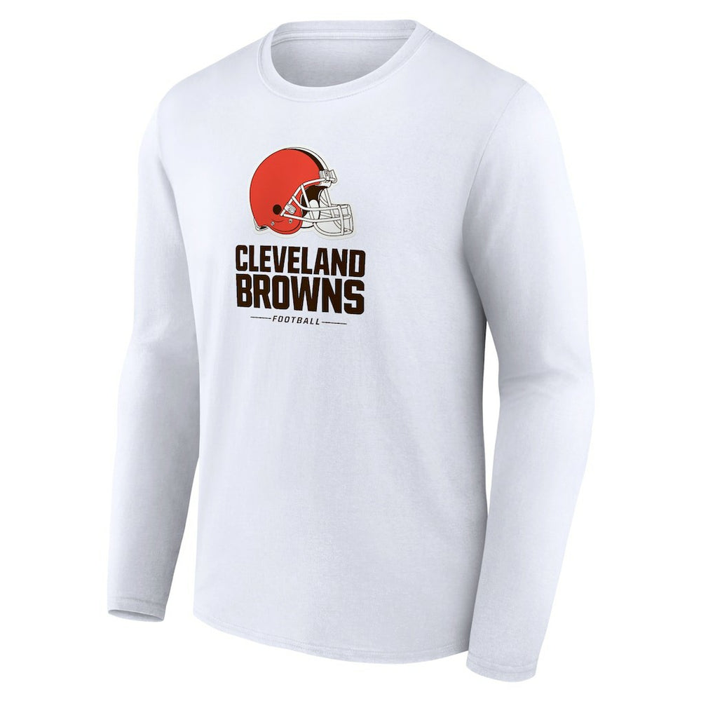 Cleveland Browns Team Lockup Long Sleeve T-Shirt | NFL Hot