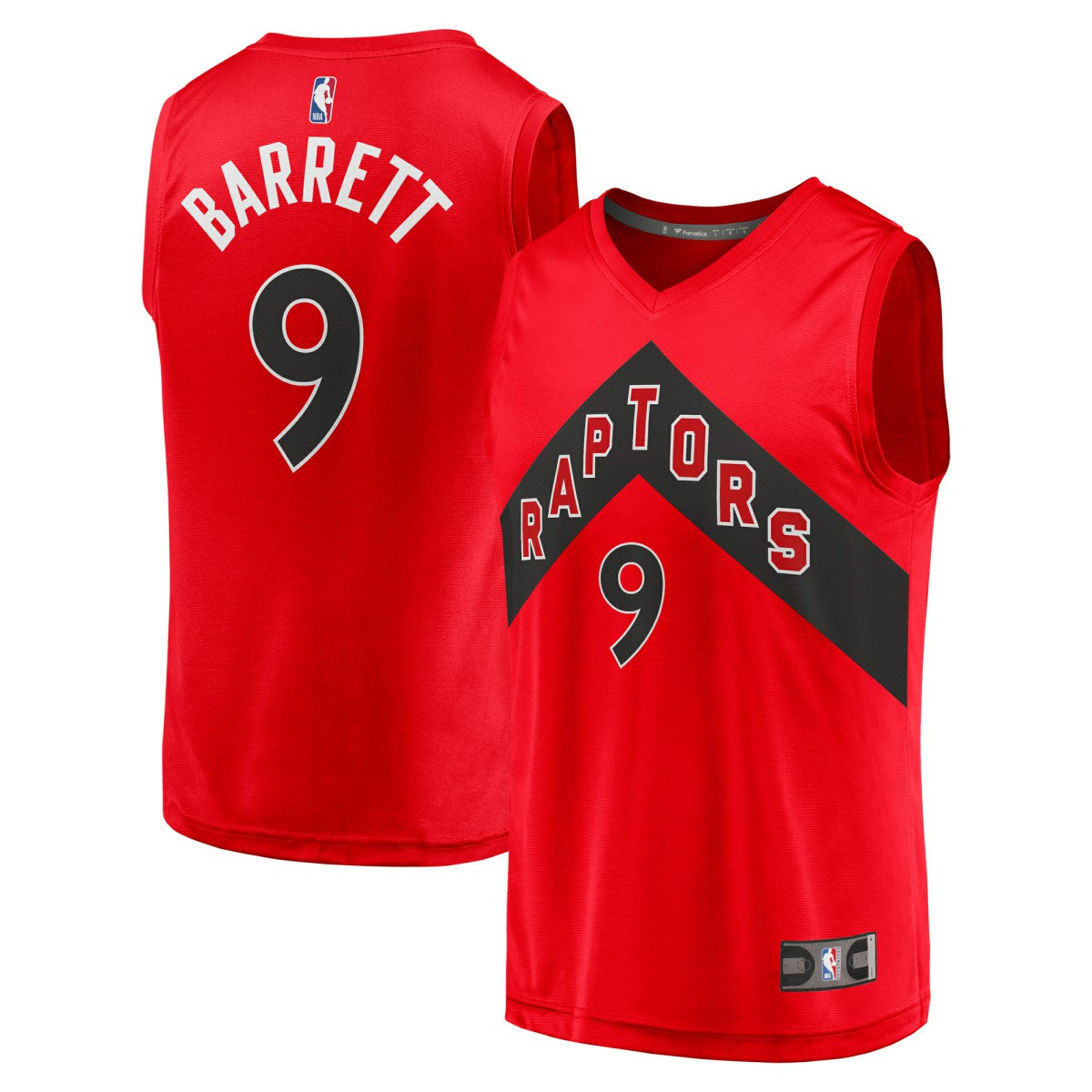 Red RJ Barrett Toronto Raptors Fast Break Player Jersey | NBA