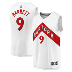 White RJ Barrett Toronto Raptors Fast Break Player Jersey | NBA