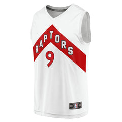 White RJ Barrett Toronto Raptors Youth Fast Break Player Jersey | NBA