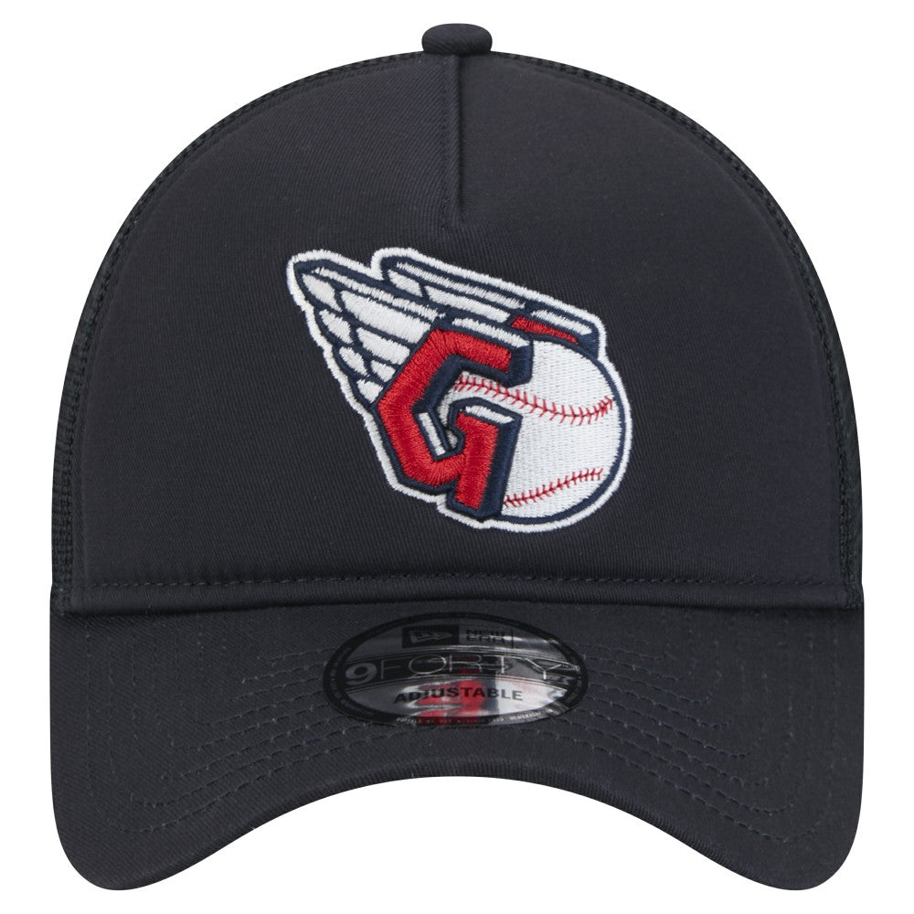 Cleveland Guardians New Era 9FORTY A-Frame Trucker Adjustable Hat - MLB Hats