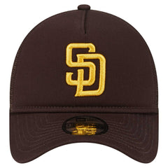 San Diego Padres New Era 9FORTY A-Frame Trucker Adjustable Hat - MLB Hats