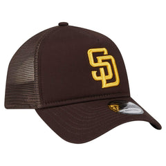 San Diego Padres New Era 9FORTY A-Frame Trucker Adjustable Hat - MLB Hats
