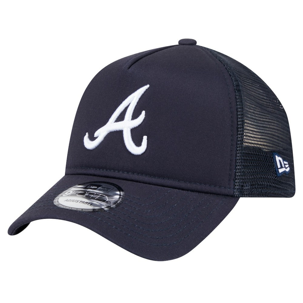 Atlanta Braves New Era 9FORTY A-Frame Trucker Adjustable Hat - MLB Hats