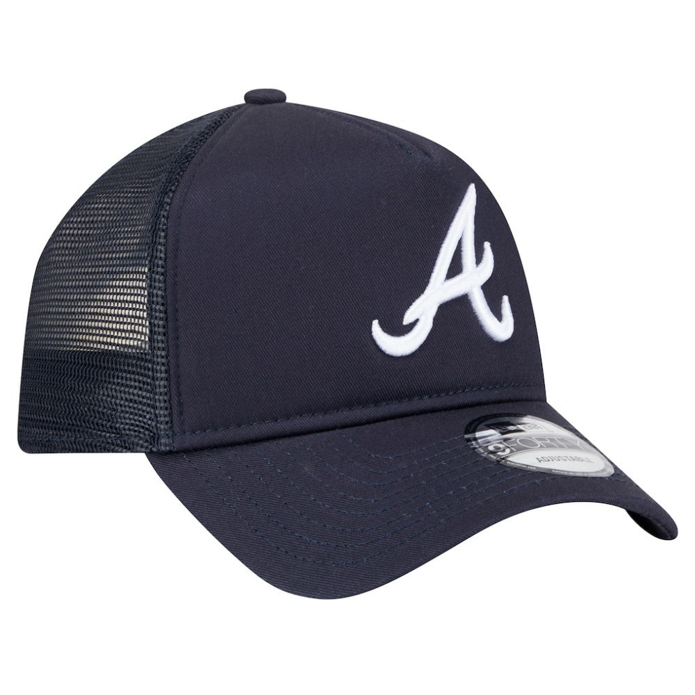 Atlanta Braves New Era 9FORTY A-Frame Trucker Adjustable Hat - MLB Hats