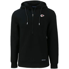 Kansas City Chiefs Cutter & Buck Primary Mark Roam Eco Recycled Half-Zip Pullover Hoodie | NFL Outlet