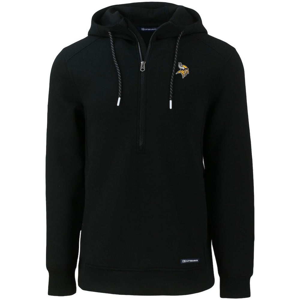 Minnesota Vikings Cutter & Buck Primary Mark Roam Eco Recycled Half-Zip Pullover Hoodie | NFL Near me