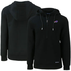 Buffalo Bills Cutter & Buck Primary Mark Roam Eco Recycled Half-Zip Pullover Hoodie | NFL Online