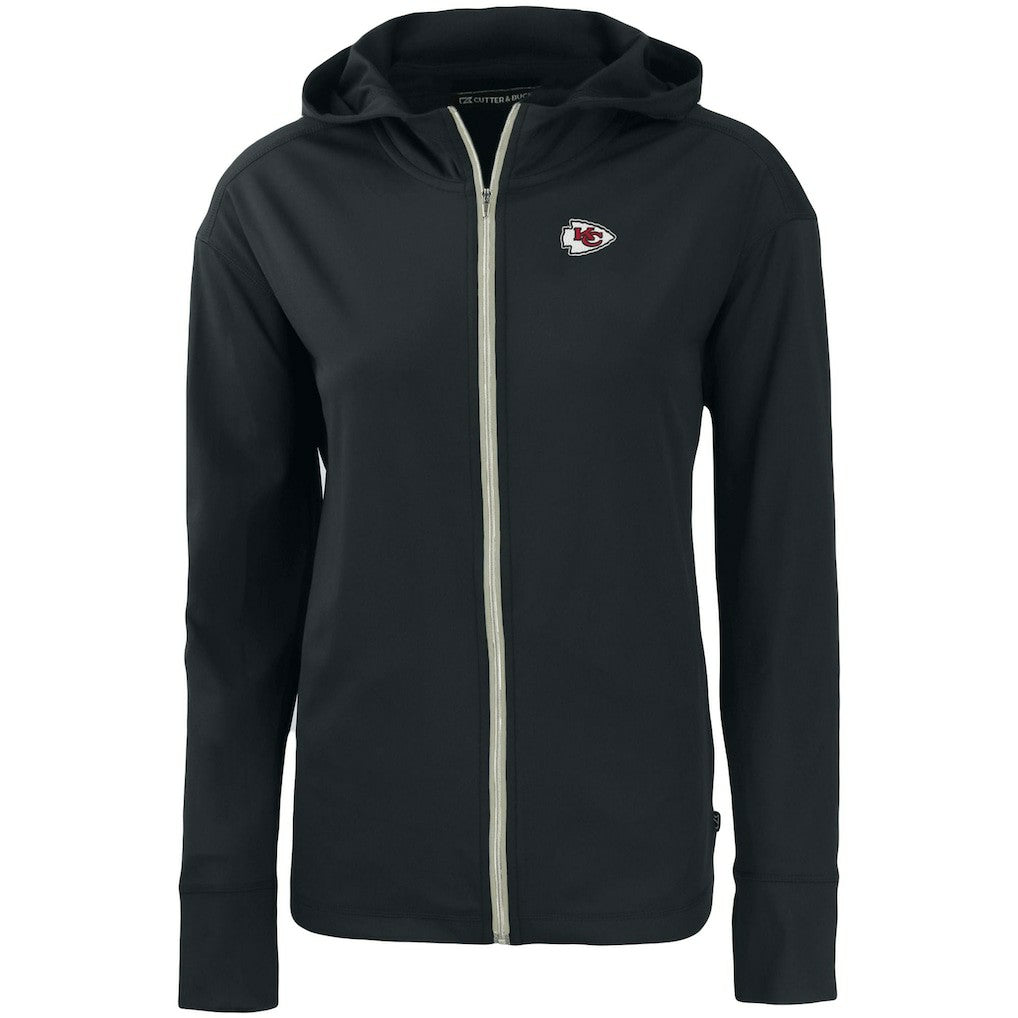 Kansas City Chiefs Cutter & Buck Women's Primary Mark Daybreak Eco Recycled Full-Zip Hoodie | NFL Discount