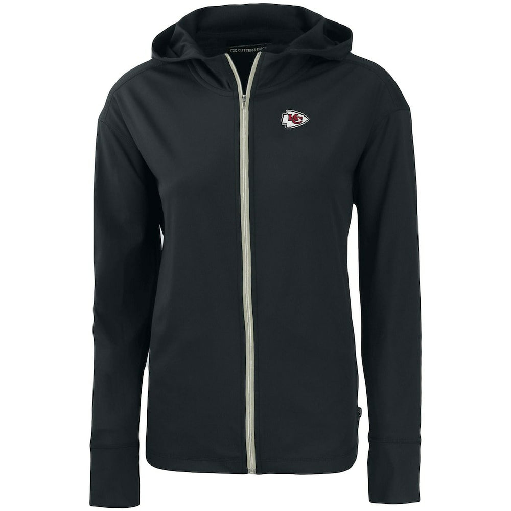 Kansas City Chiefs Cutter & Buck Women's Primary Mark Daybreak Eco Recycled Full-Zip Hoodie | NFL Discount