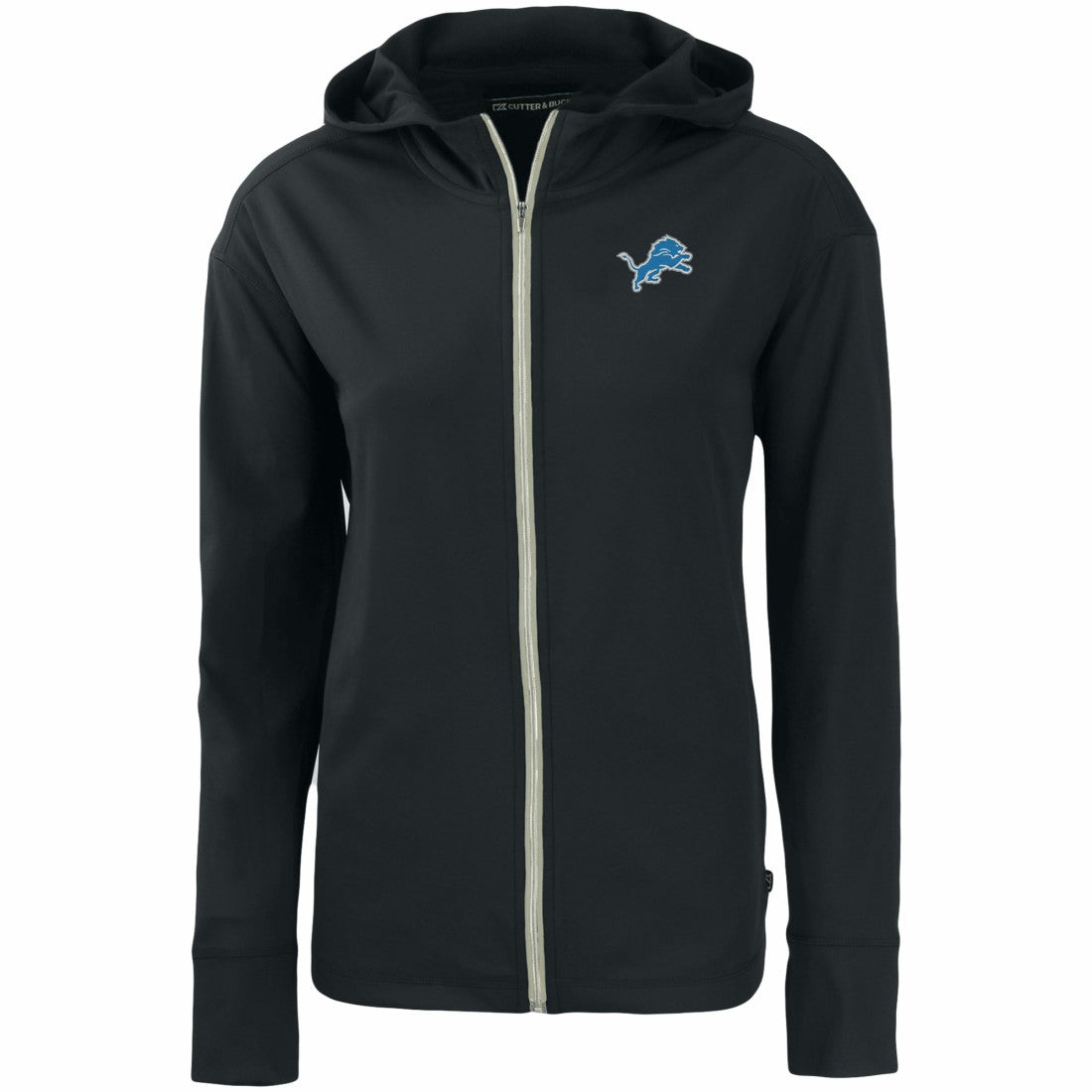 Detroit Lions Cutter & Buck Women's Primary Mark Daybreak Eco Recycled Full-Zip Hoodie | NFL US