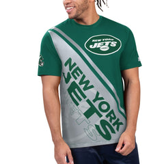 New York Jets Starter Finish Line Extreme Graphic T-Shirt | NFL On sale