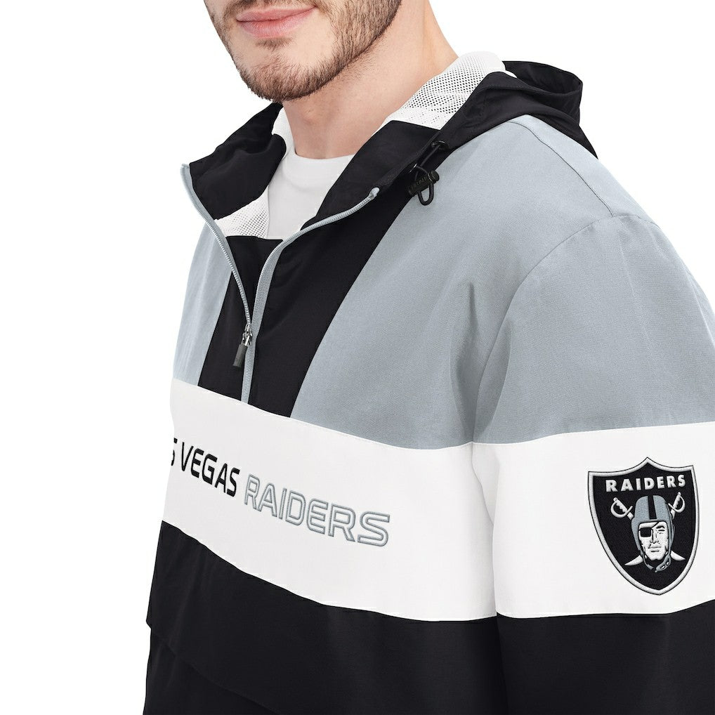 Las Vegas Raiders Tommy Hilfiger Enzo Half-Zip Hoodie Jacket | NFL US