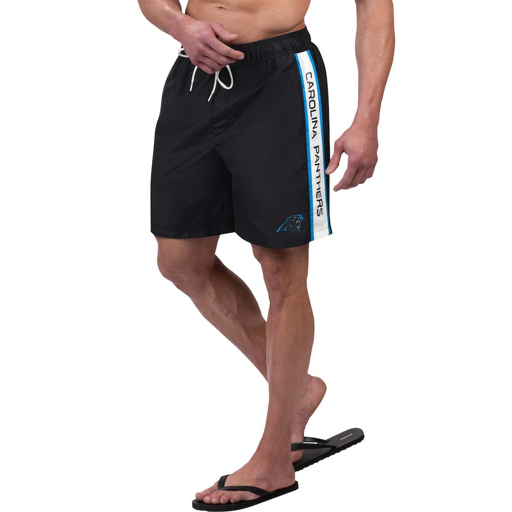 Carolina Panthers G-III Sports by Carl Banks Streamline Volley Swim Shorts | NFL Sale