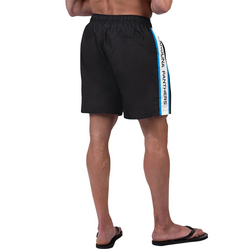 Carolina Panthers G-III Sports by Carl Banks Streamline Volley Swim Shorts | NFL Sale