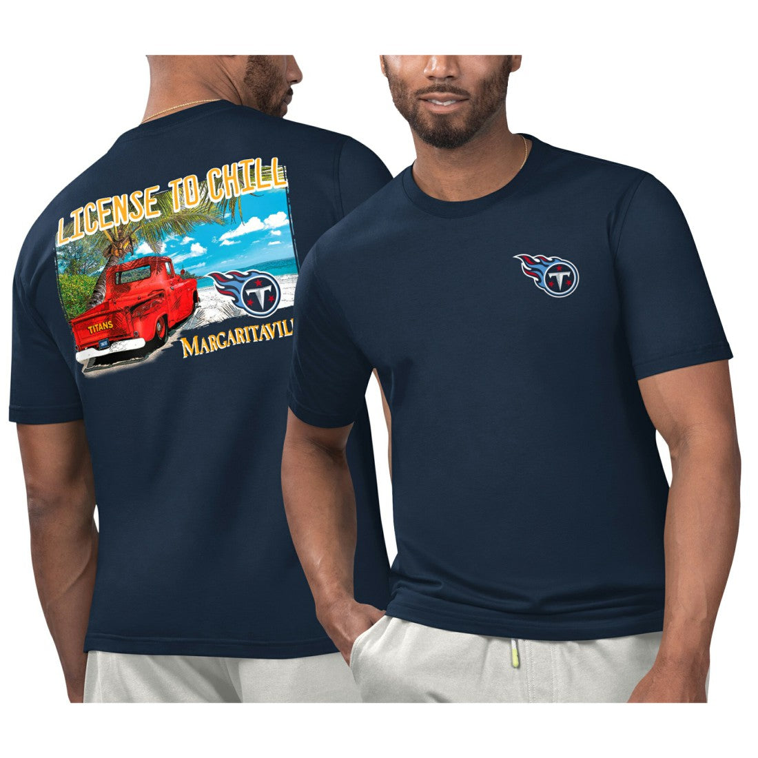 Tennessee Titans Margaritaville Licensed to Chill T-Shirt | NFL Near me