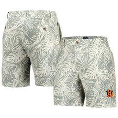 Cincinnati Bengals Margaritaville Sandwashed Monstera Print Amphib Shorts | NFL Online