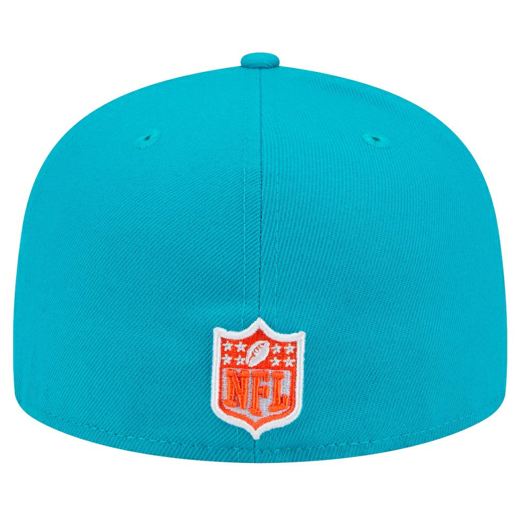 Miami Dolphins Script Sided 59FIFTY Fitted Hat | NFL Hot