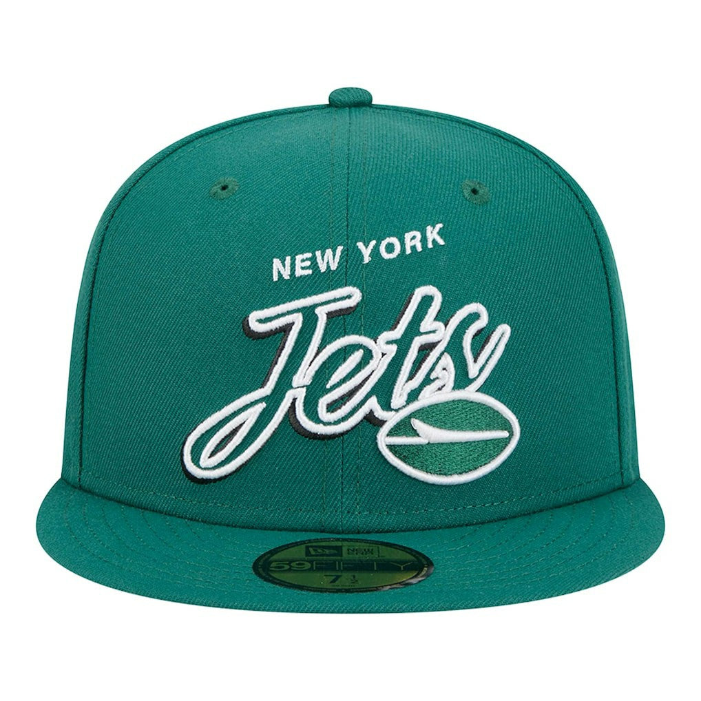 New York Jets Script Sided 59FIFTY Fitted Hat | NFL Hot