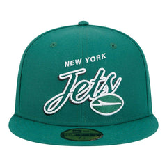 New York Jets Script Sided 59FIFTY Fitted Hat | NFL Hot