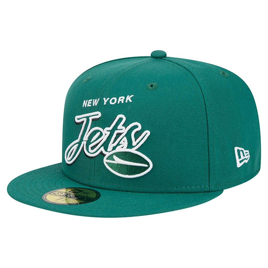 New York Jets Script Sided 59FIFTY Fitted Hat | NFL Hot