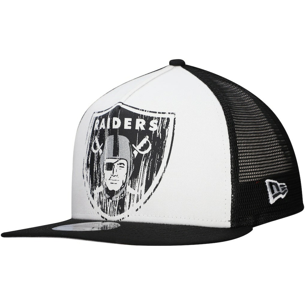 Las Vegas Raiders Distressed 9FIFTY A-Frame Snapback Hat | NFL US