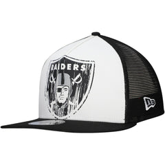 Las Vegas Raiders Distressed 9FIFTY A-Frame Snapback Hat | NFL US