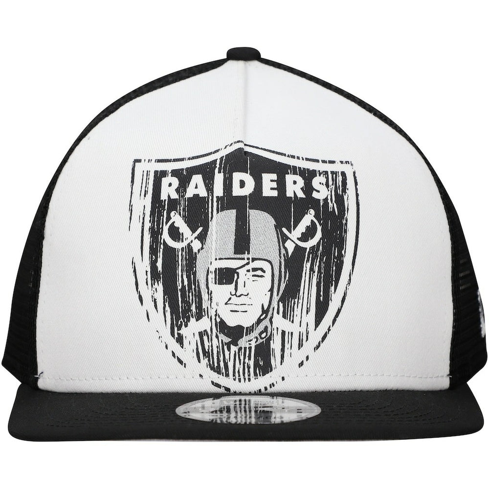 Las Vegas Raiders Distressed 9FIFTY A-Frame Snapback Hat | NFL US