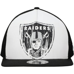 Las Vegas Raiders Distressed 9FIFTY A-Frame Snapback Hat | NFL US