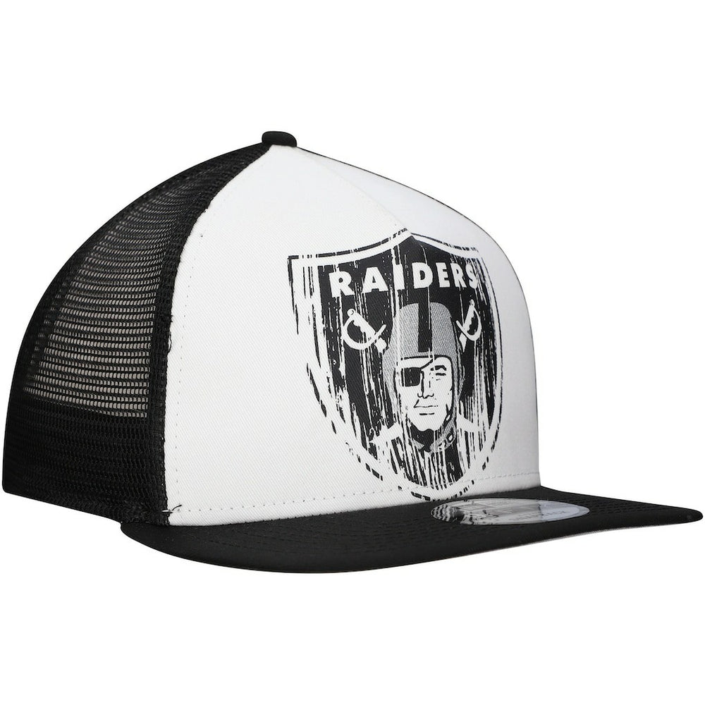 Las Vegas Raiders Distressed 9FIFTY A-Frame Snapback Hat | NFL US