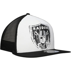 Las Vegas Raiders Distressed 9FIFTY A-Frame Snapback Hat | NFL US