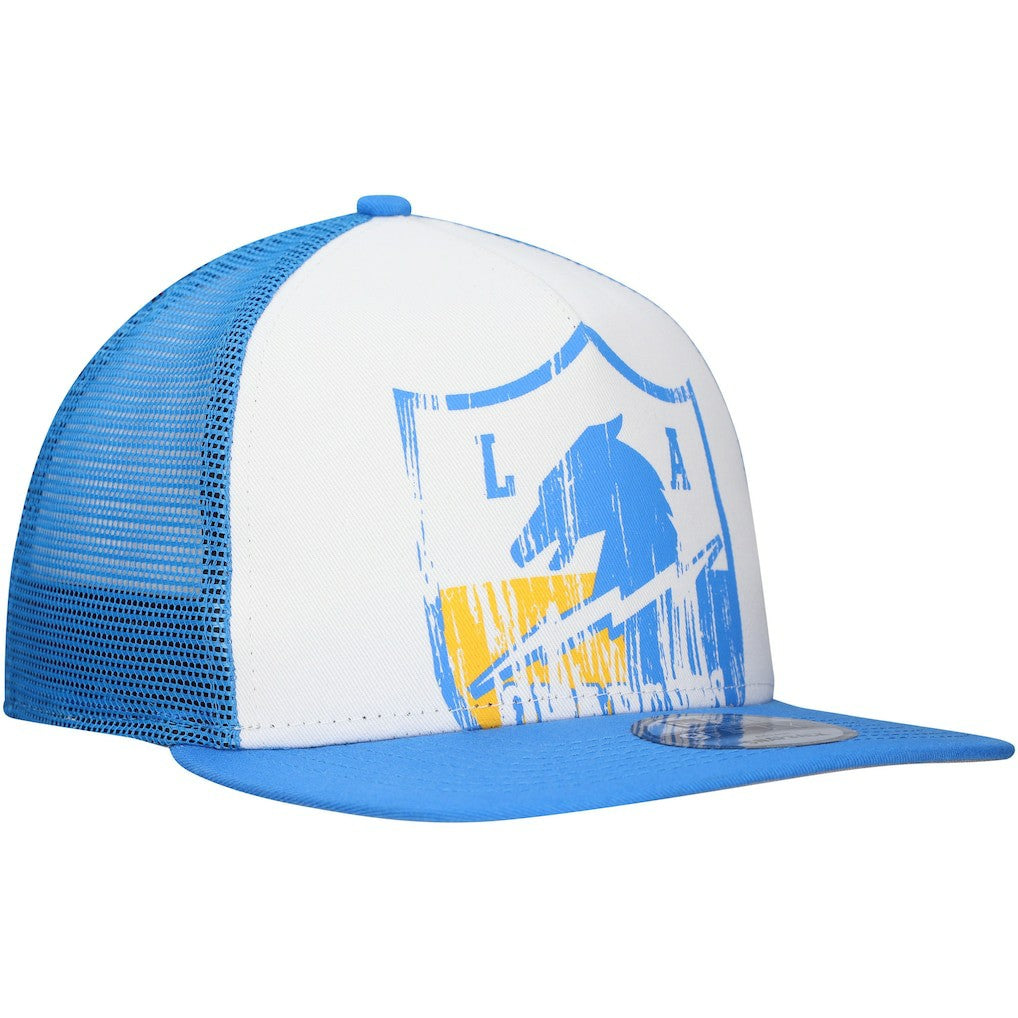 Los Angeles Chargers Distressed 9FIFTY A-Frame Snapback Hat | NFL Sale