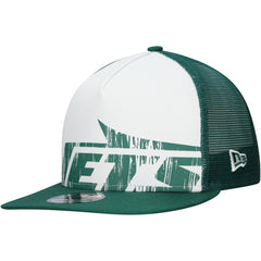 New York Jets Distressed 9FIFTY A-Frame Snapback Hat | NFL New