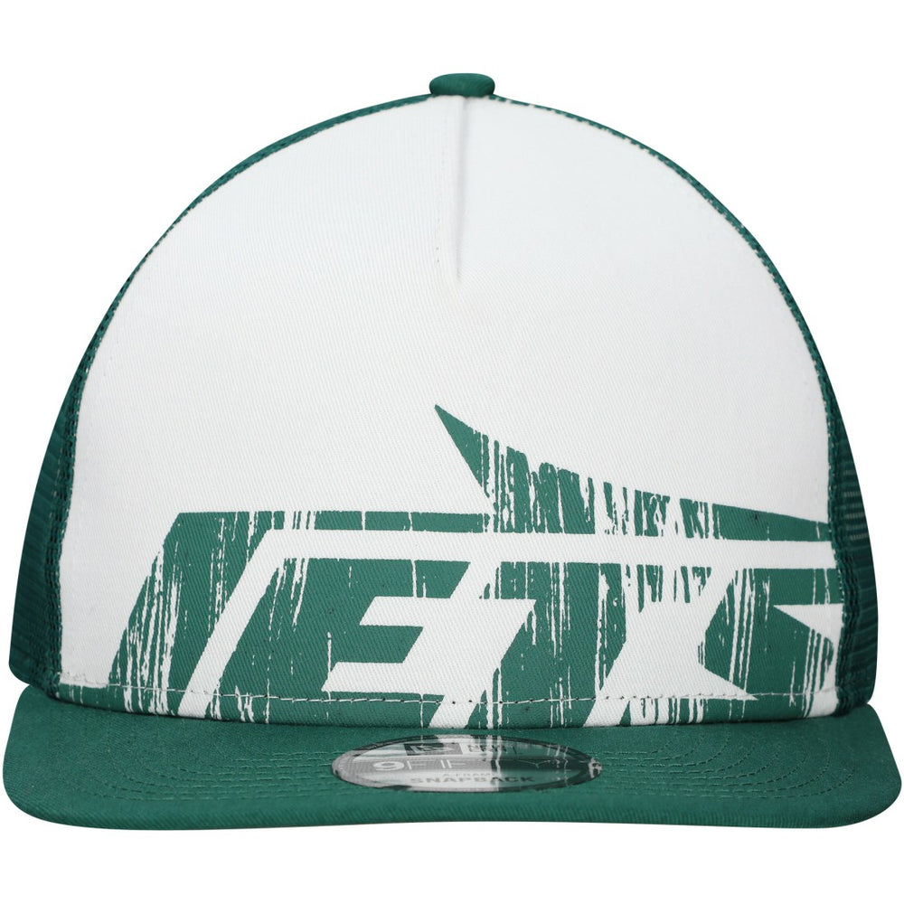 New York Jets Distressed 9FIFTY A-Frame Snapback Hat | NFL New