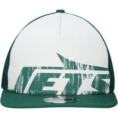 New York Jets Distressed 9FIFTY A-Frame Snapback Hat | NFL New