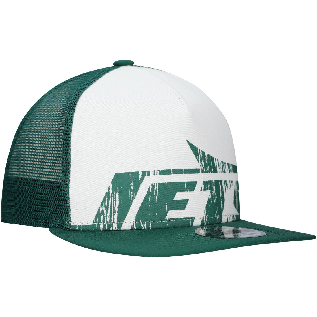 New York Jets Distressed 9FIFTY A-Frame Snapback Hat | NFL New