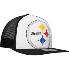 Pittsburgh Steelers Distressed 9FIFTY A-Frame Snapback Hat | NFL Sale