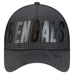 Cincinnati Bengals Midnight Ink Tonal Text A-Frame Trucker 9FORTY Adjustable Hat | NFL Near me