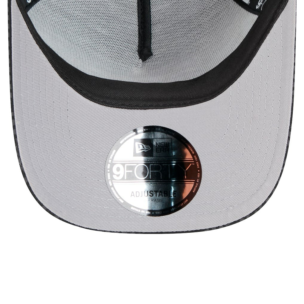 Cleveland Browns Throwback Midnight Ink Tonal Text A-Frame Trucker 9FORTY Adjustable Hat | NFL Near me