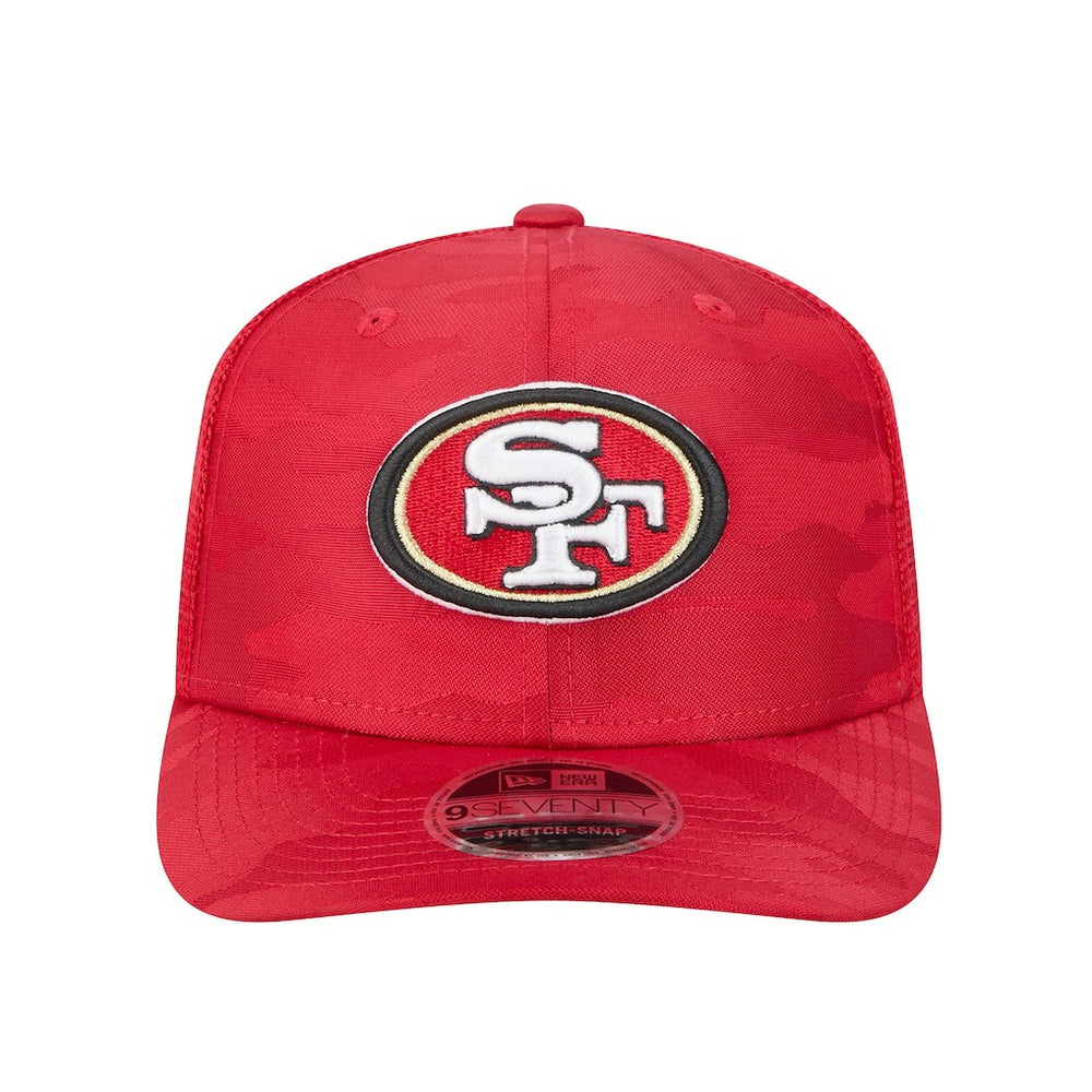 San Francisco 49ers Adventure Camo Trucker 9SEVENTY Stretch-Snap Adjustable Hat | NFL US