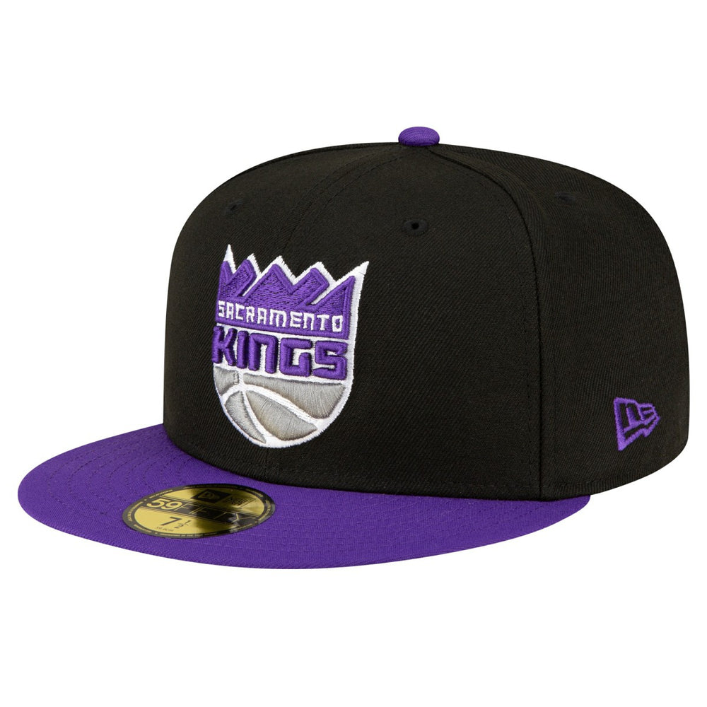 Black/Purple Sacramento Kings 2-Tone 59FIFTY Fitted Hat | NBA