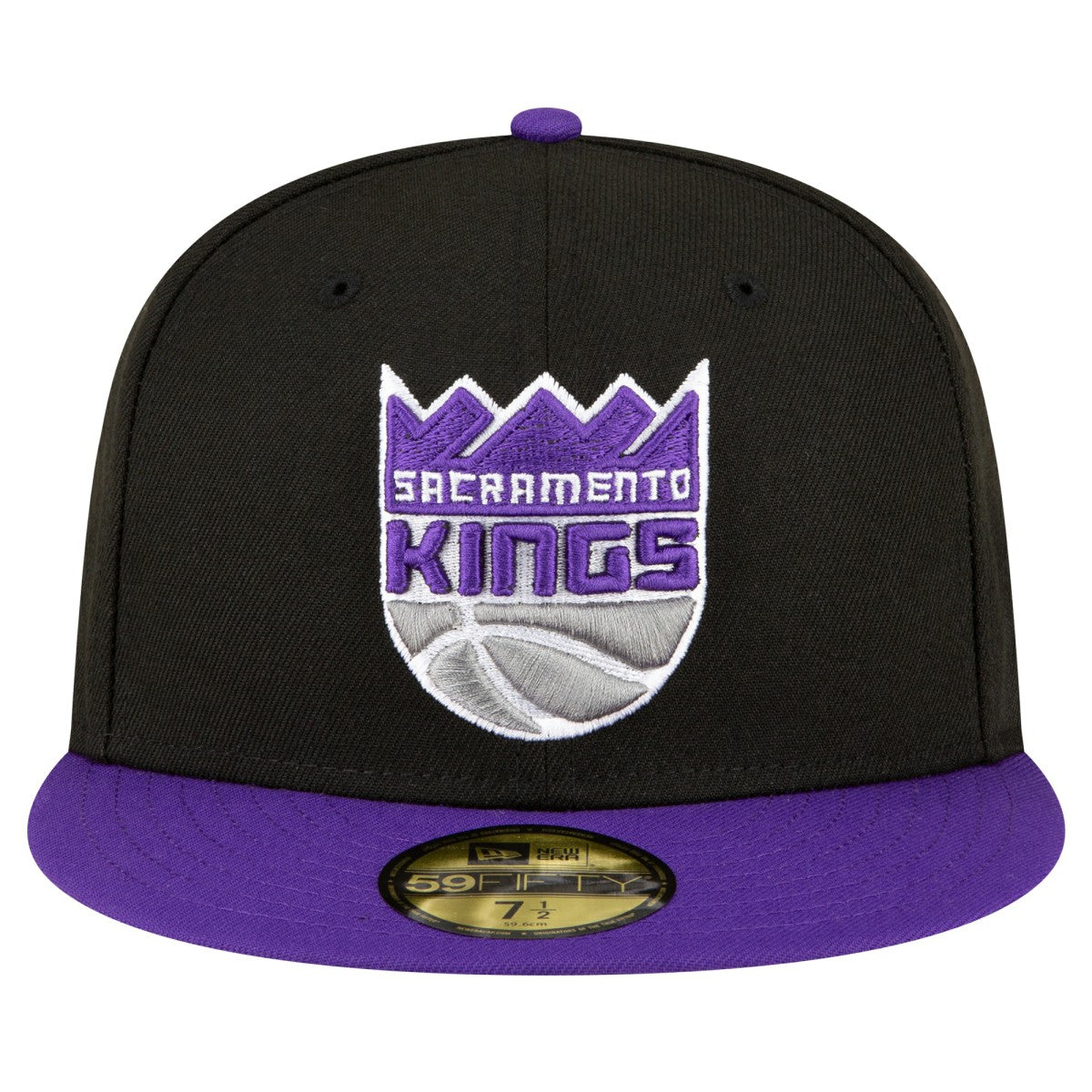 Black/Purple Sacramento Kings 2-Tone 59FIFTY Fitted Hat | NBA