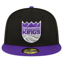 Black/Purple Sacramento Kings 2-Tone 59FIFTY Fitted Hat | NBA
