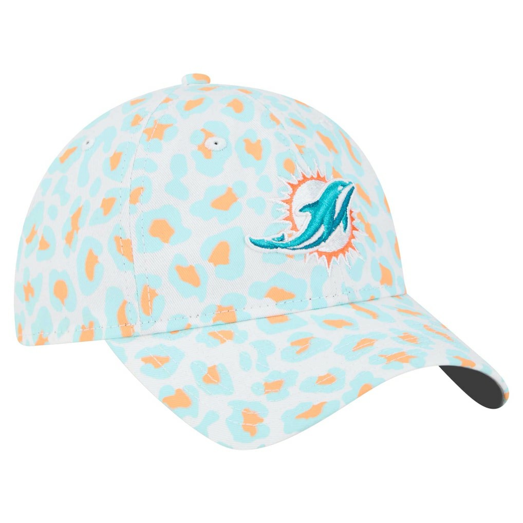 Miami Dolphins Women's Active Leopard 9TWENTY Adjustable Hat | NFL US