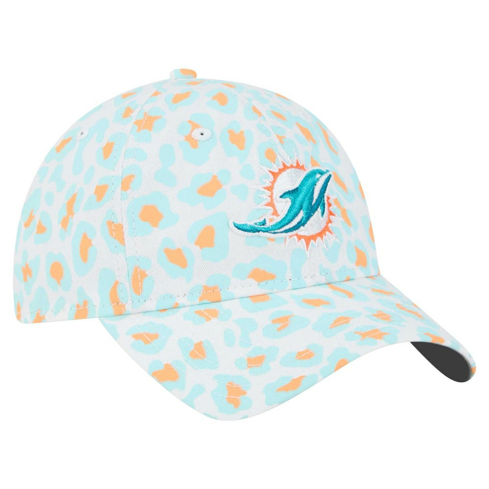 Miami Dolphins Women's Active Leopard 9TWENTY Adjustable Hat | NFL US