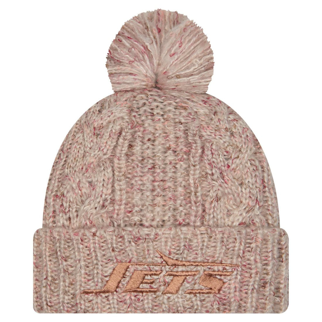 New York Jets Women's Trendy Tone Cuffed Knit Hat with Pom | NFL Outlet