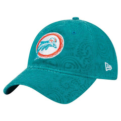 Miami Dolphins Women's Throwback Flair 9TWENTY Adjustable Hat | NFL Online